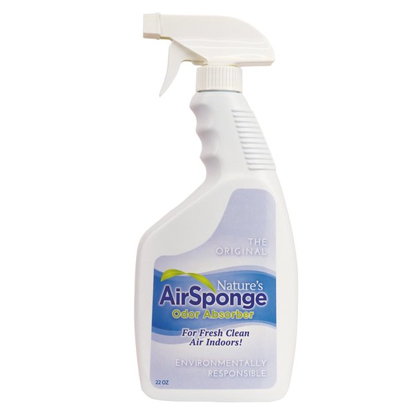 Natures Air Sponge Odor Absorber Spray, Fragrance Free, 22 oz Spray Bottle, PK12 DMI 101-32